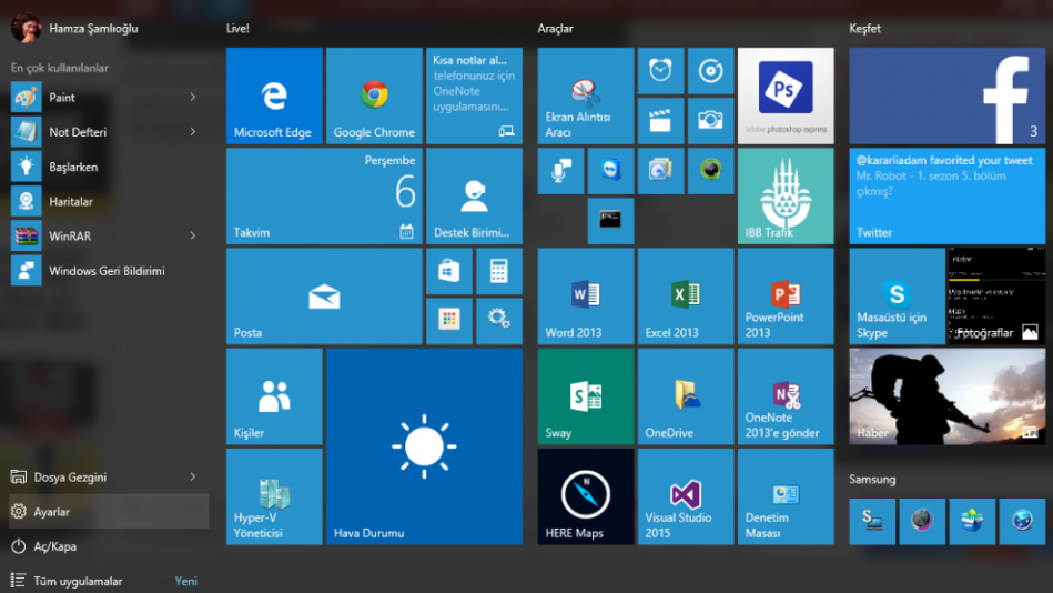 Windows 10 Kısayolları Nelerdir